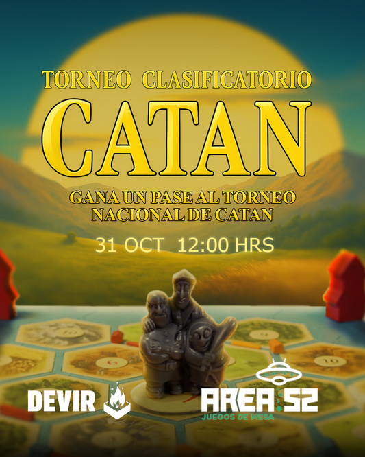 Entrada Torneo Clasificatorio de CATAN - Viernes 31 de Octubre