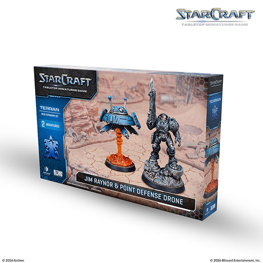 StarCraft TMG: Terran Jim Raynor (Raynor's Raiders) Hero Expansion Set - Expansión de Wargame (Preventa)