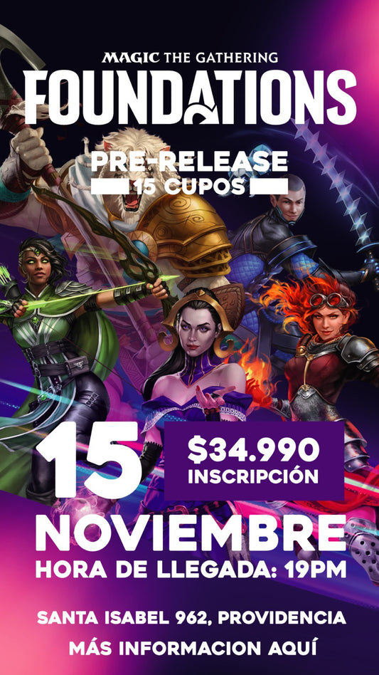 MTG: PRERELEASE FOUNDATIONS EN ESPAÑOL