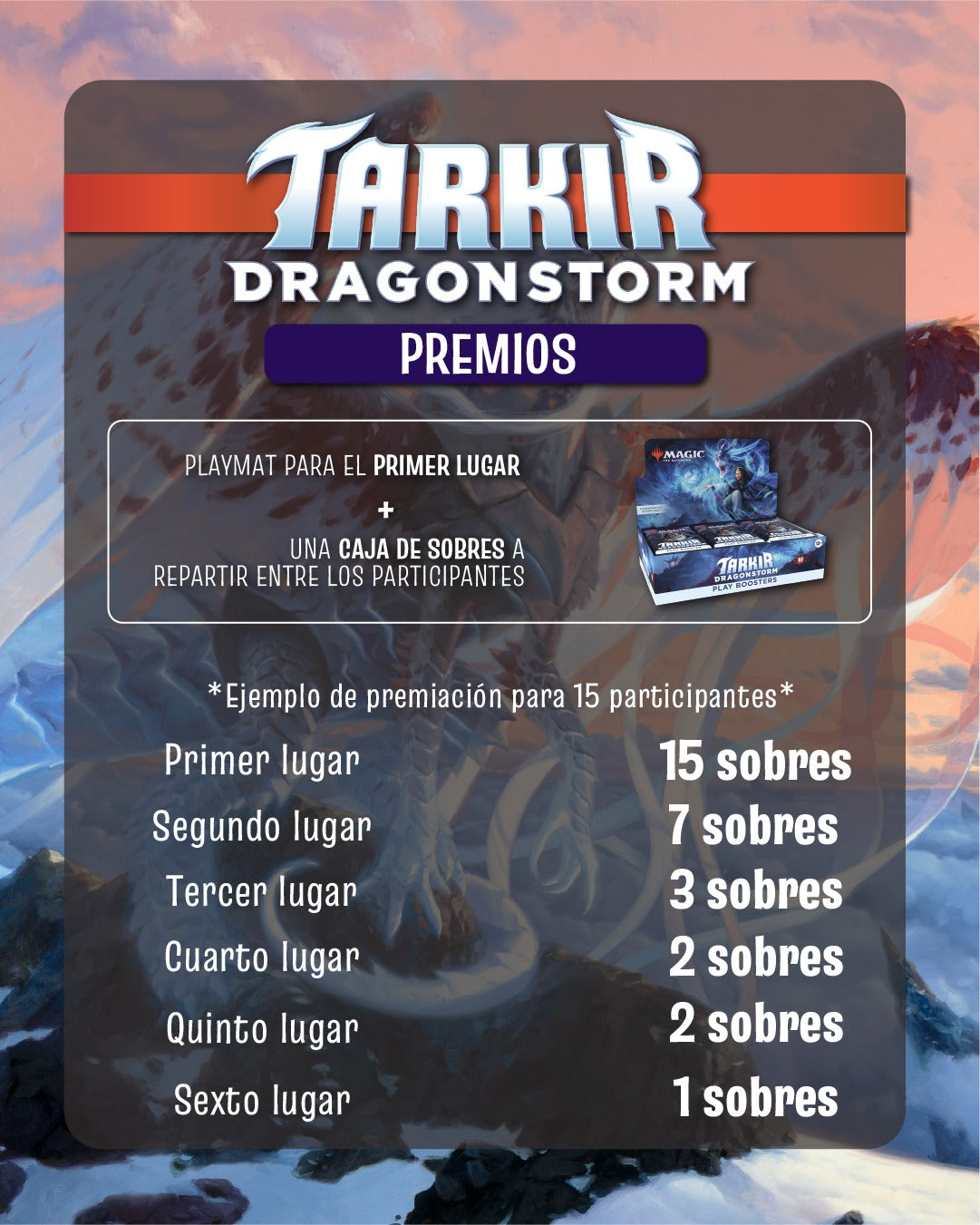 Pre-release MTG Tarkir: tormentas dracónicas
