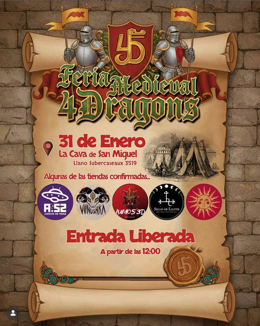 Entrada Torneo Magic: The Gathering - Commander Casual (Bracket 3) | Feria Medieval 4Dragons