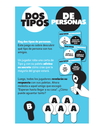 Cómo se juega Dos tipos de personas