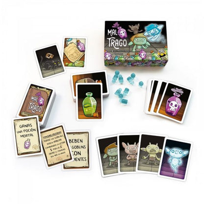 Mal Trago - Party Game de Cartas (4 a 10 Jugadores)