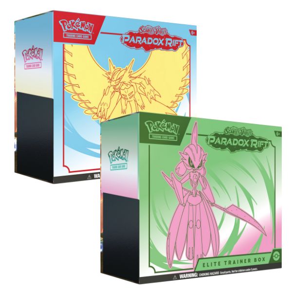 Pokémon TCG: Caja de Entrenador Élite Escarlata y Púrpura - Brecha Paradójica