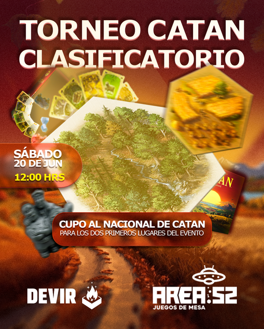 Inscripción — Torneo Catan Clasificatorio - Sábado 20 de junio
