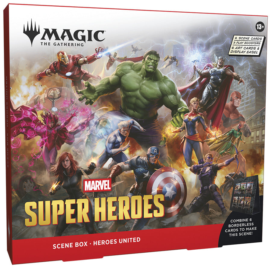 Magic: The Gathering | Marvel Super Heroes - Scene Box: Heroes United (Preventa)