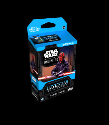 Star Wars: Unlimited – Mazo de Muestra Darth Maul - Legends of the Force (Inglés)